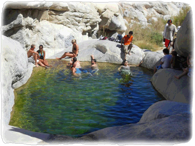 Hot tubs at hot springs